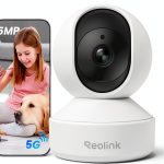 Reolink E1 Pro 5MP Indoor Dome Camera Black 5MP WiFi Pan Tilt-0