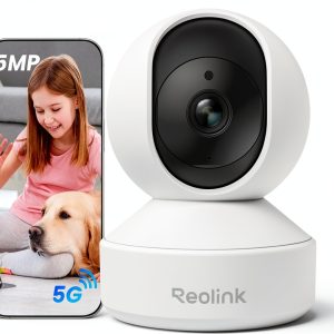 Reolink E1 Pro 5MP Indoor Dome Camera Black 5MP WiFi Pan Tilt-0