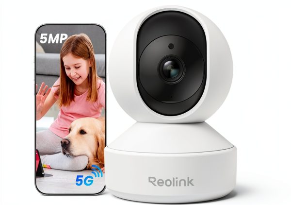 Reolink E1 Pro 5MP Indoor Dome Camera Black 5MP WiFi Pan Tilt-0