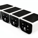 AOQEE S1 4 Pack White Wireless Solar Security Camera 2K Night Vision-0