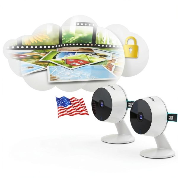 LaView 1080P Indoor Dome Security Camera 4 Pack White with Night-5