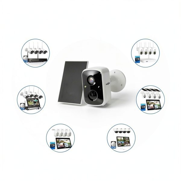 Solar Alexa Camera 4MP Waterproof 2C90 White-4