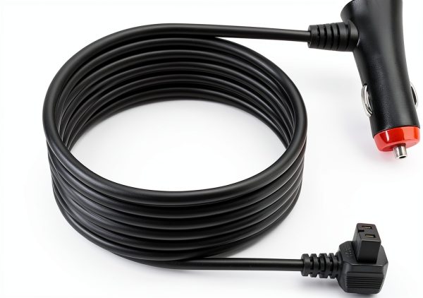 Gttyowyin 12V DC Power Cord 2m for Car Refrigerator with Fuse-0