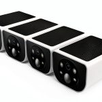 AOQEE S1 4-Pack Wireless Outdoor Camera Solar Powered 2K Night Vision-0