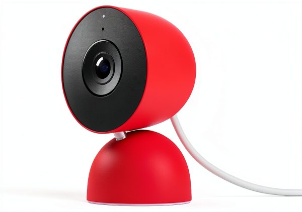 Google Nest Cam Indoor Wired Security Camera 2K HDR Berry-0