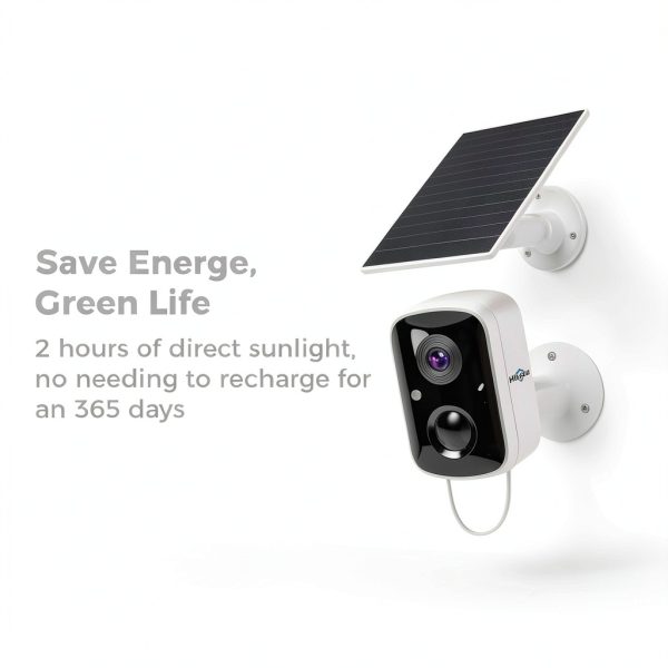 Solar Alexa Camera 4MP Waterproof 2C90 White-2