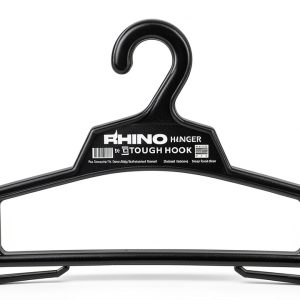 Rhino Tough Hook Heavy Duty Clothes Hanger – Black 200lb Capacity-0