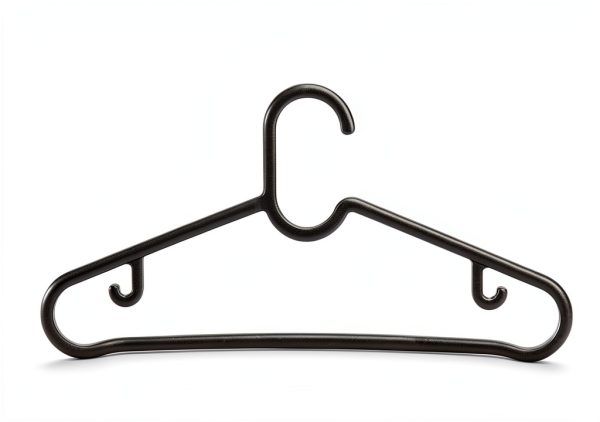 Black Thin Plastic Hangers 20 Pack milano home Space Saving Hangers-7