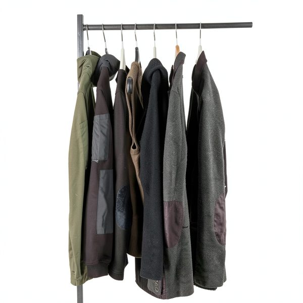 Black Thin Plastic Hangers 20 Pack milano home Space Saving Hangers-1