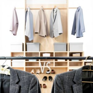 Padded Clothes Hangers for Sweaters – Women Padded Coat Hangers- Foam Hanger Non Slip Satin Canvas Covers for Adults Wedding Bridesmaid (Pack of 10)-0